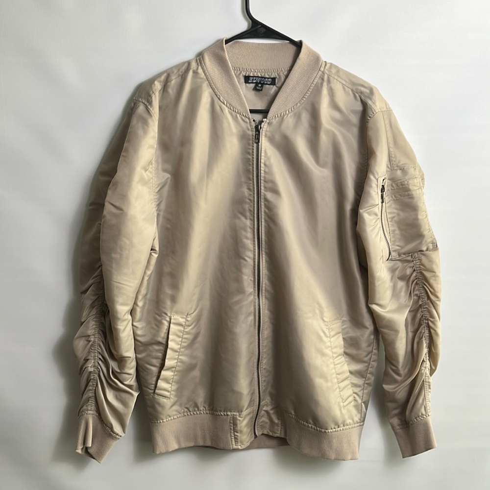 Elwood Men’s Beige Bomber Jacket